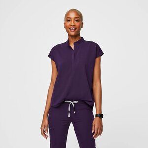 NWT!! Figs Purple Rafaela Oversized Scrub Top